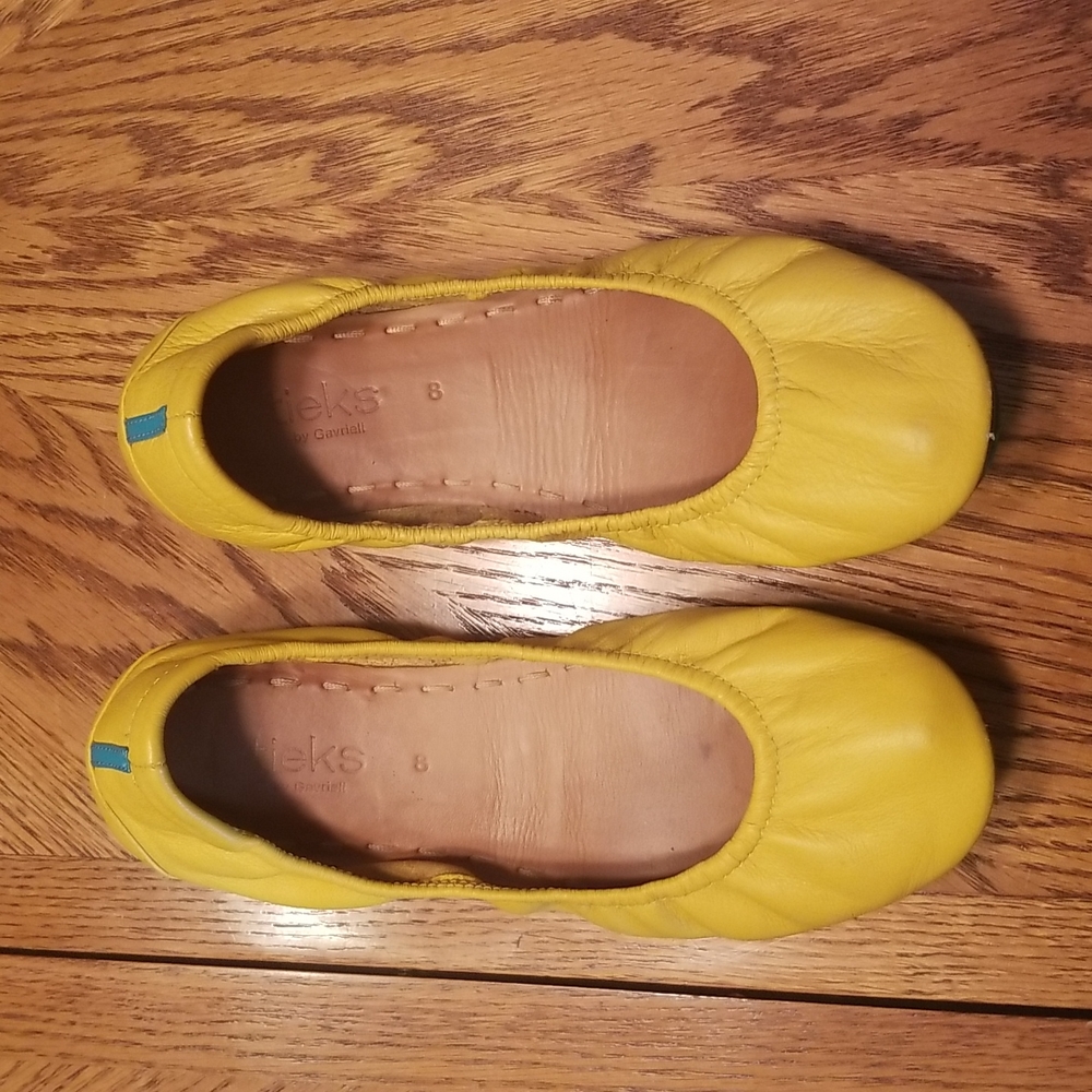 Tieks Mustard Yellow Size 8